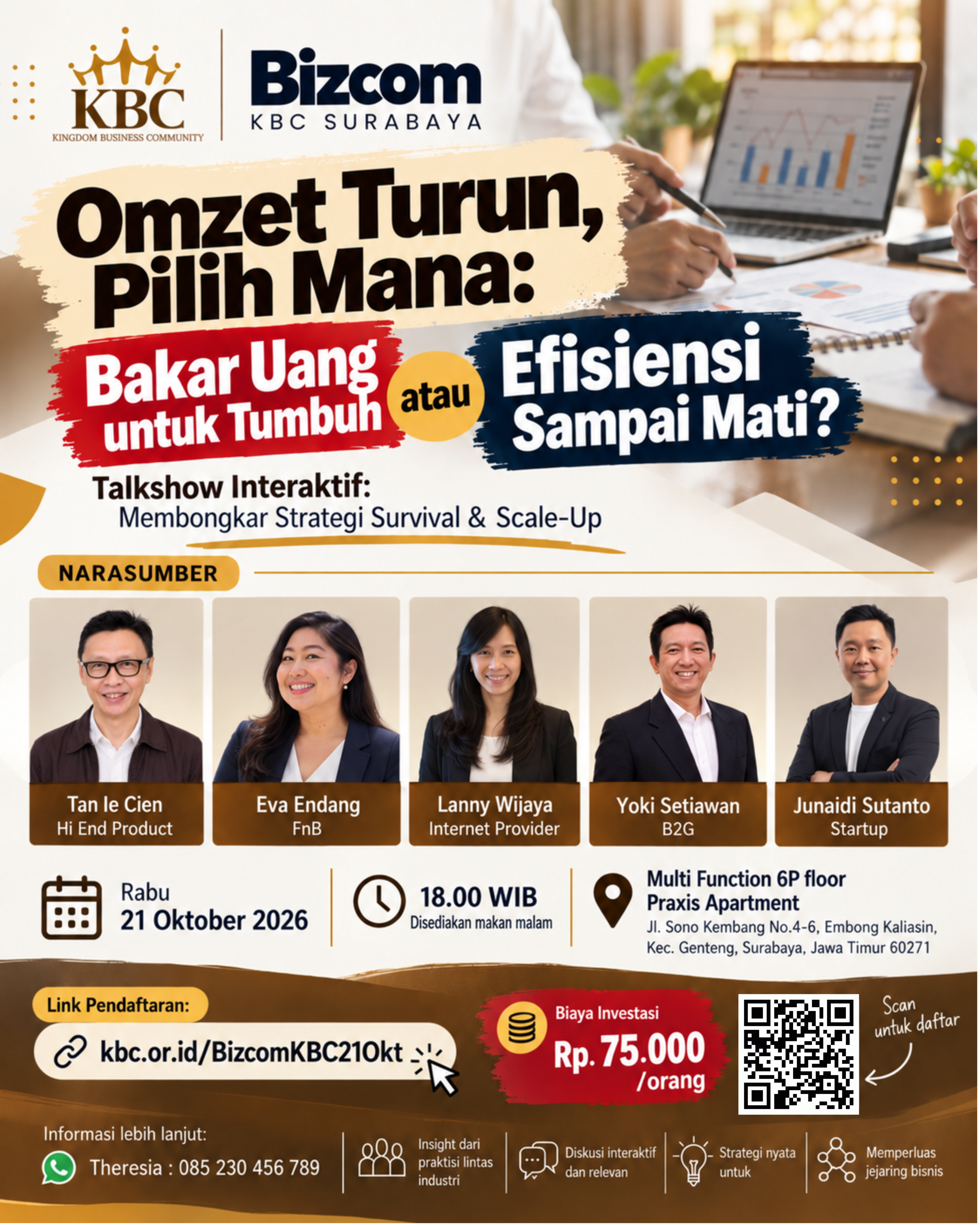 Omzet Turun, Pilih Mana: Bakar Uang untuk Tumbuh atau Efisiensi Sampai Mati?